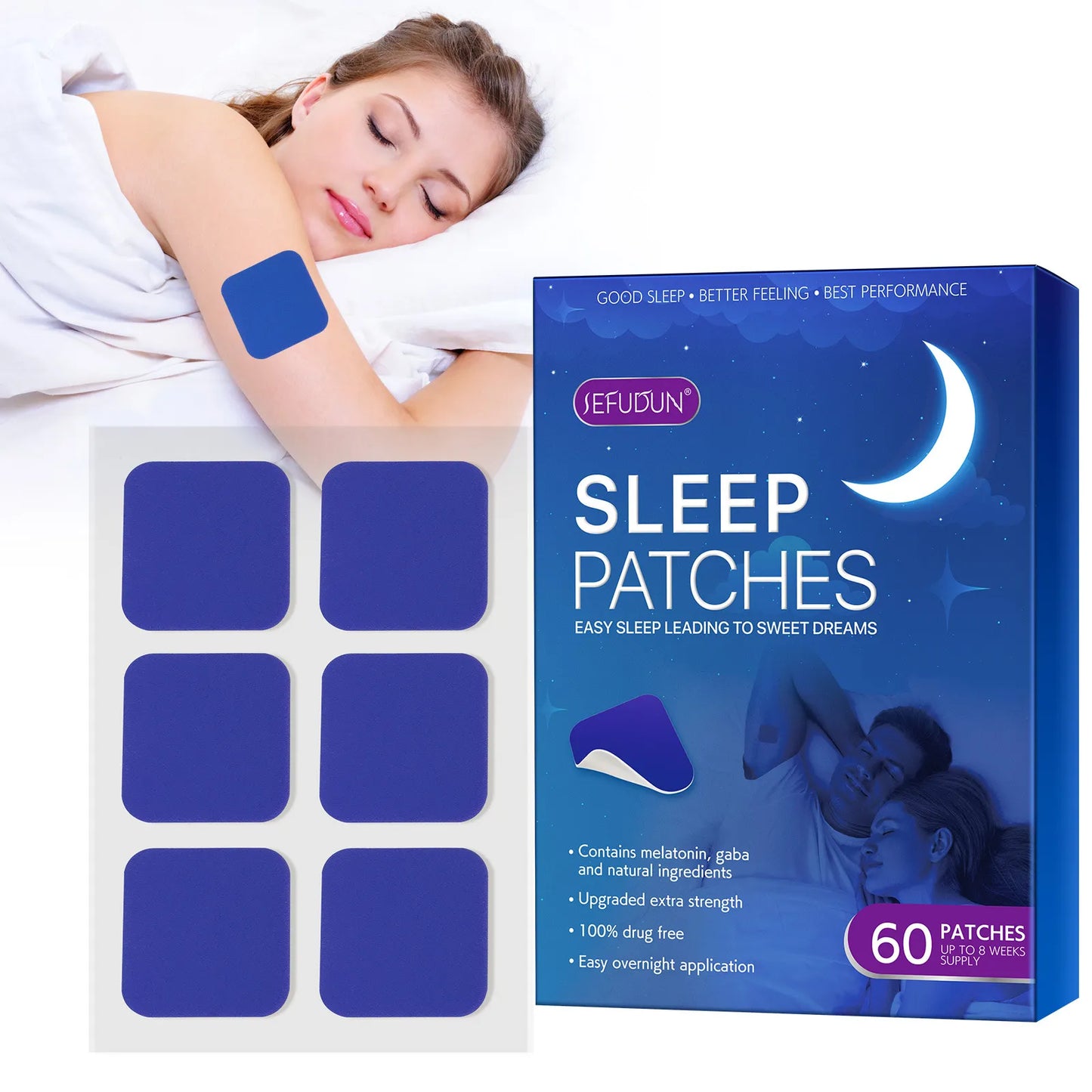 Nature's Snooze™ Sleeping Patches For 5-Star Sleep