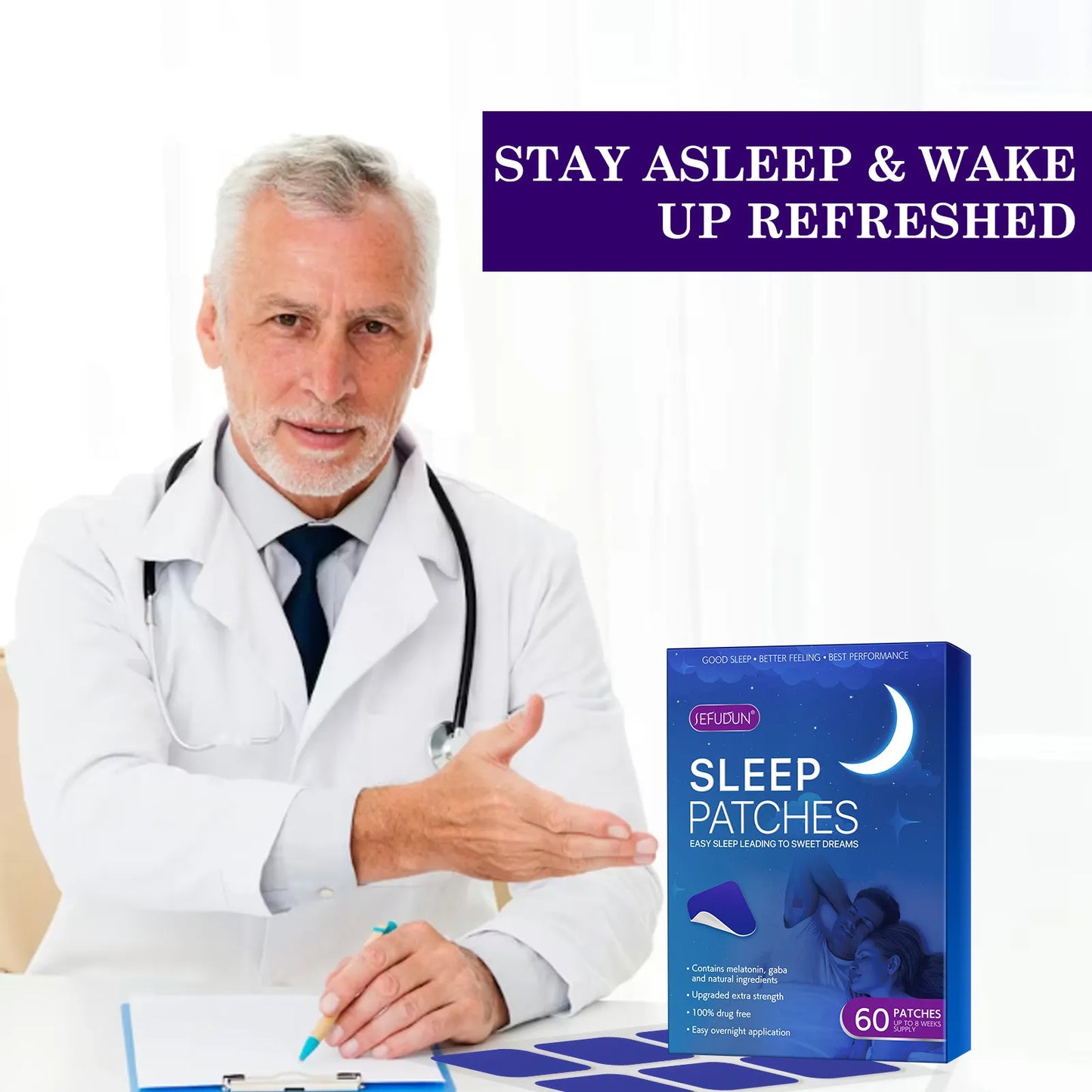 Nature's Snooze™ Sleeping Patches For 5-Star Sleep
